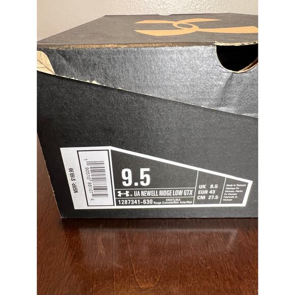 Under Armour Men's UA Newell Ridge Low GTX Hiking Shoe NEW ~ Size 9.5 - Picture 9 of 10